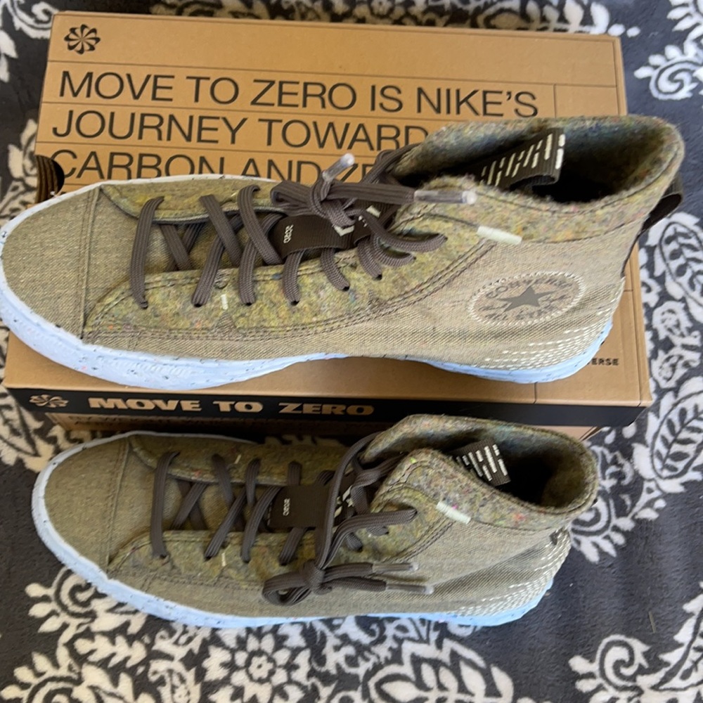 Converse Chuck Taylor All Star Crater Hi Yellow/Carbon Jasper MEN`S - Picture 5 of 16